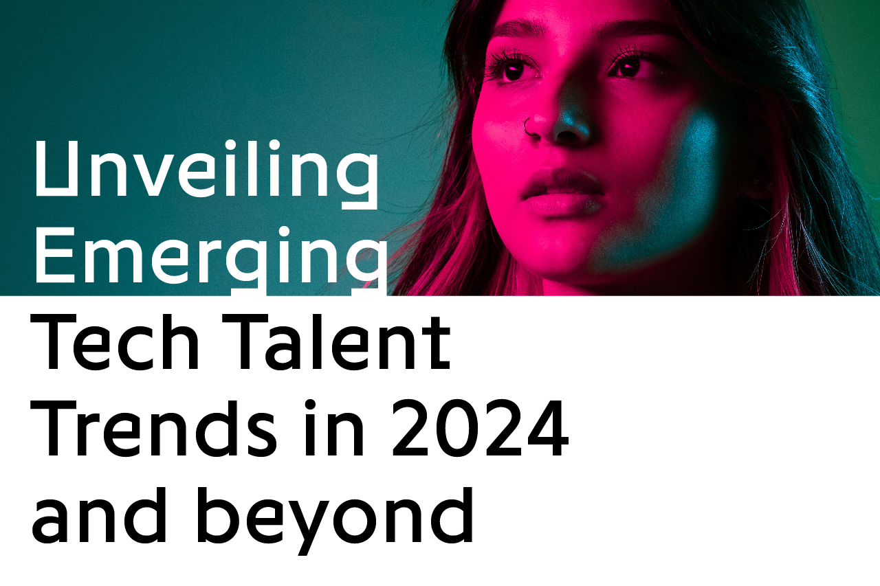 hackajob - 2024 Tech Talent Trends Whitepaper Report Page Thumbnail Asset