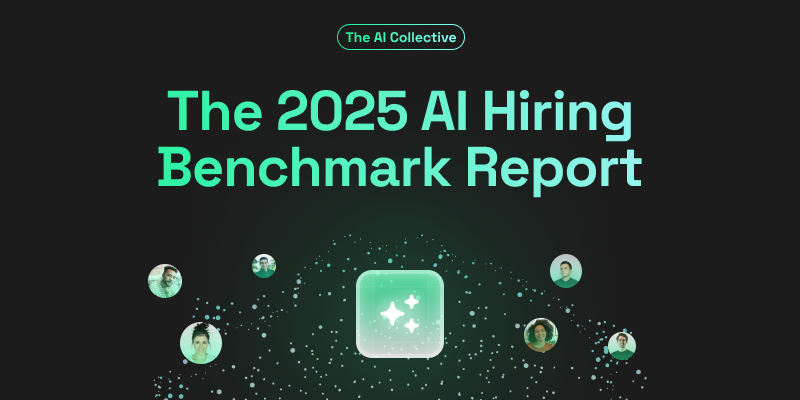 The 2025 AI Hiring Benchmark Report — report cover